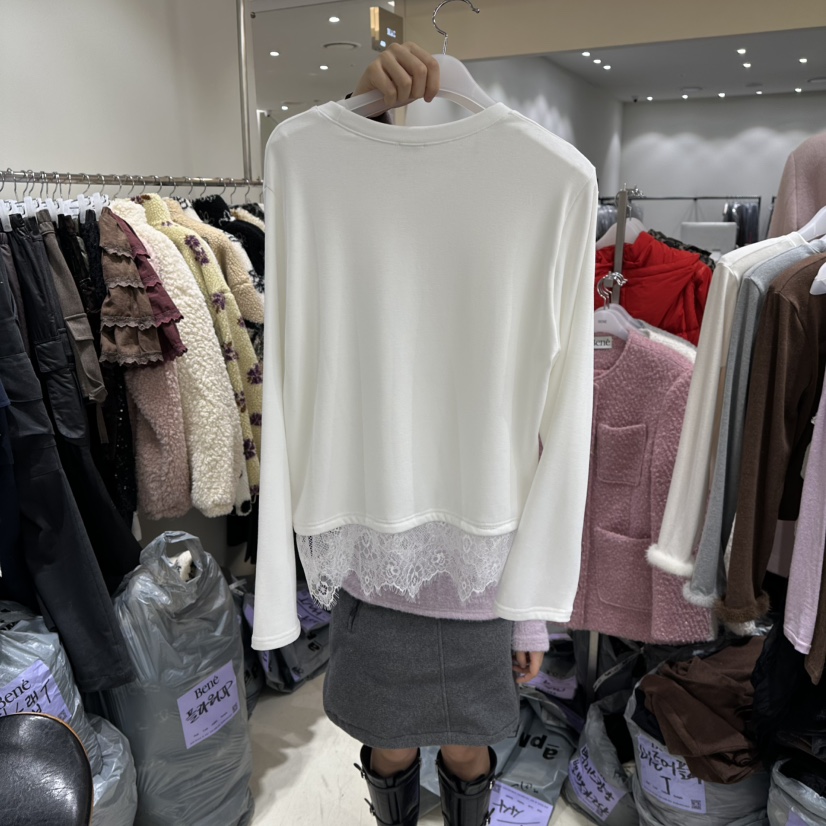 BENE東大門㊣實拍女裝新款人氣休閑時尚熱賣25秋冬推薦長袖T恤BENE長袖T恤
