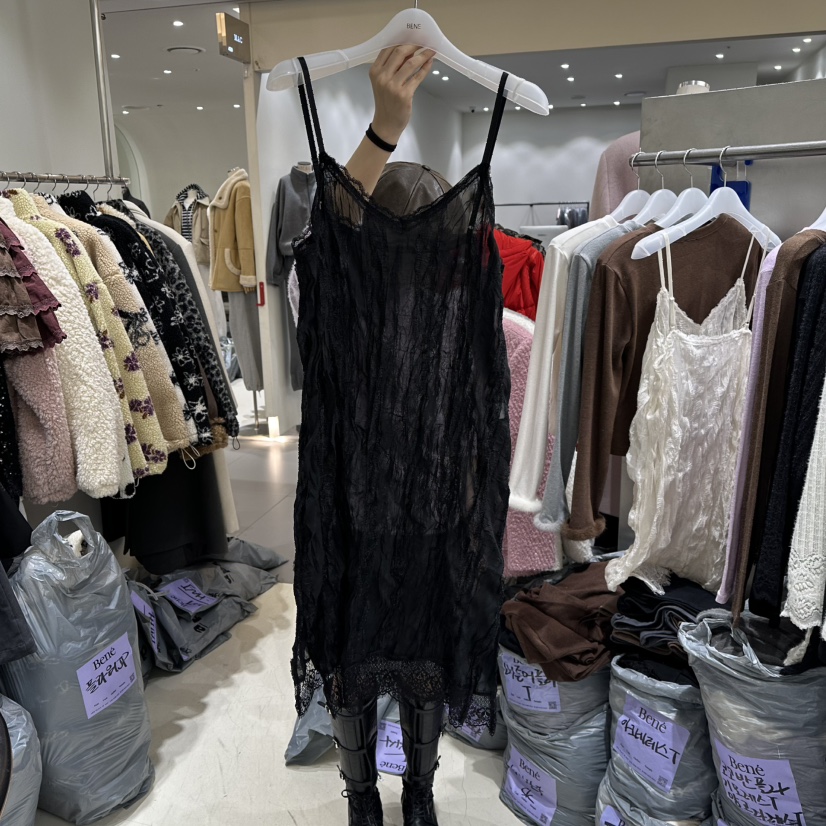 BENE東大門㊣實拍女士新品熱賣25秋冬真品時尚職業推薦連衣裙BENE連衣裙圖色2