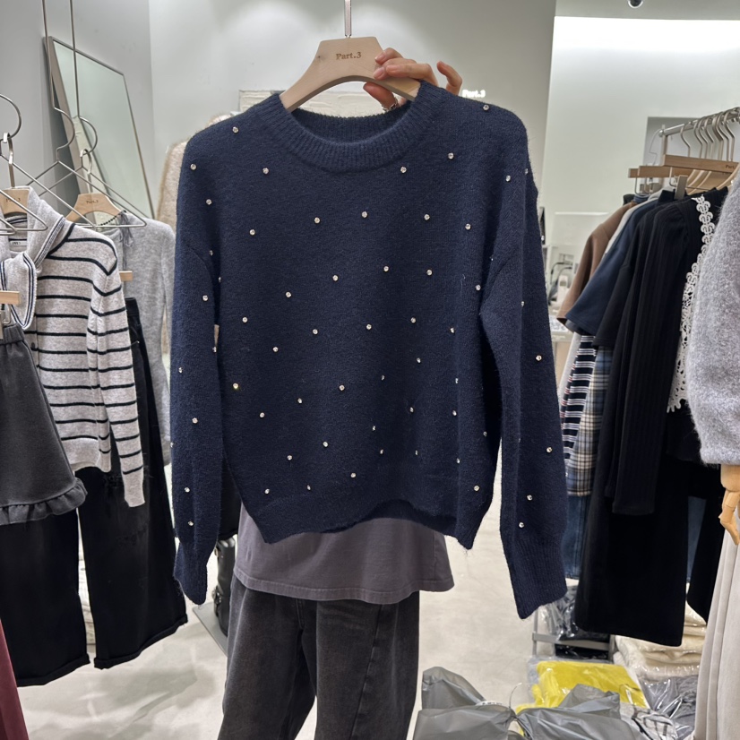 PART3東大門㊣實拍女裝新品休閑人氣時尚25秋冬真品職業毛衣Part.3毛衣圖色2