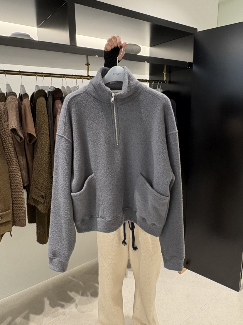 CREAM-P韓國代購㊣女士新款職業25秋冬真品時尚熱賣推薦衛衣CREAM-P衛衣圖色2