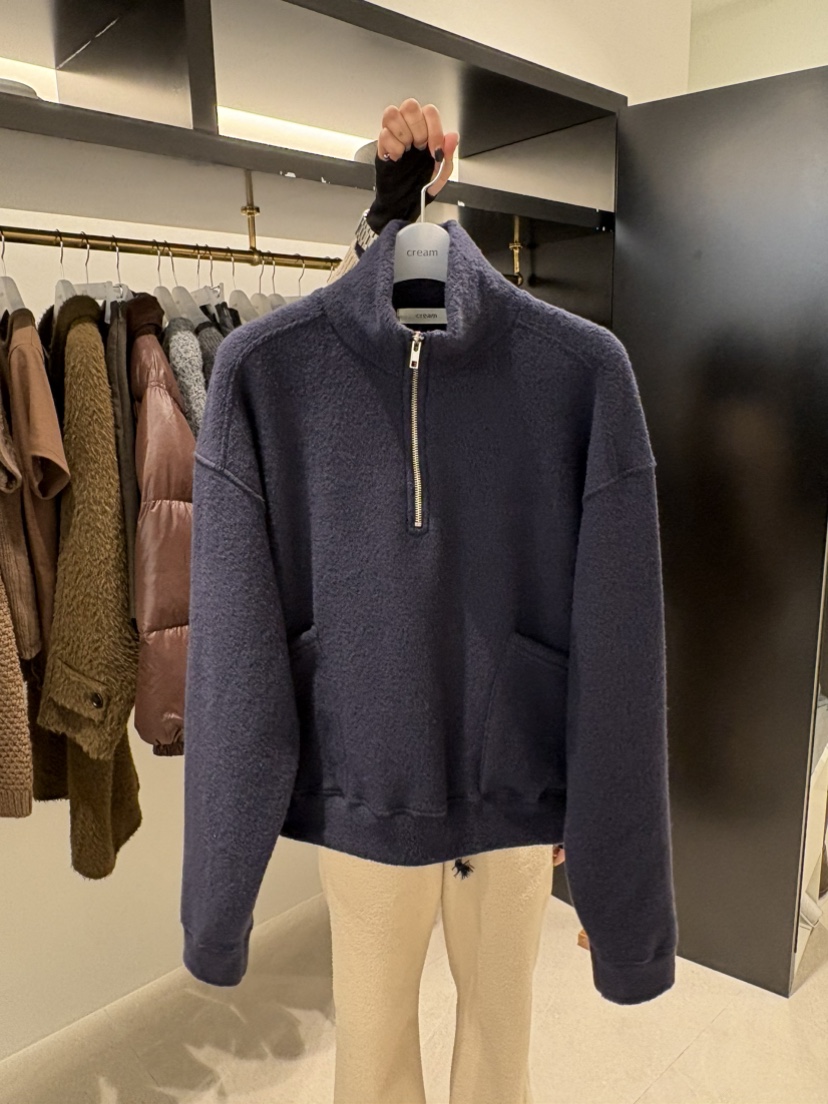 CREAM-P韓國代購㊣女士新款職業25秋冬真品時尚熱賣推薦衛衣CREAM-P衛衣圖色3
