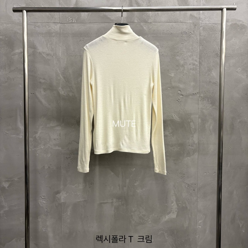 MUTE-P東大門㊣實拍女士新品真品25秋冬人氣熱賣職業長袖T恤MUTE長袖T恤