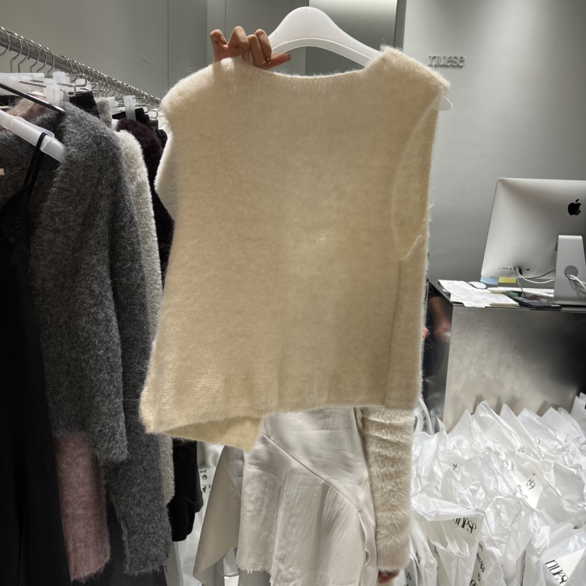 NUESE東大門㊣代購女裝新品職業熱賣真品時尚25秋冬休閑馬甲NUESE馬甲