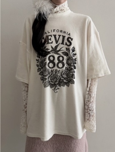 CLODE韓國直郵㊣女士新款休閑職業推薦25秋冬長袖T恤天鵝絨CLODE長袖T恤圖色1