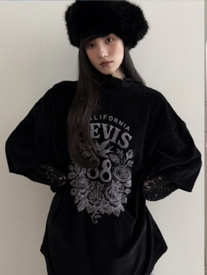 CLODE韓國直郵㊣女士新款休閑職業推薦25秋冬長袖T恤天鵝絨CLODE長袖T恤圖色3