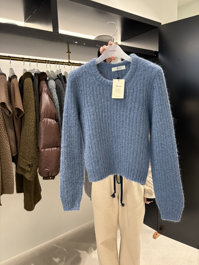 CREAM-P東大門㊣實拍女士新款真品25秋冬休閑推薦人氣毛衣CREAM-P毛衣圖色3