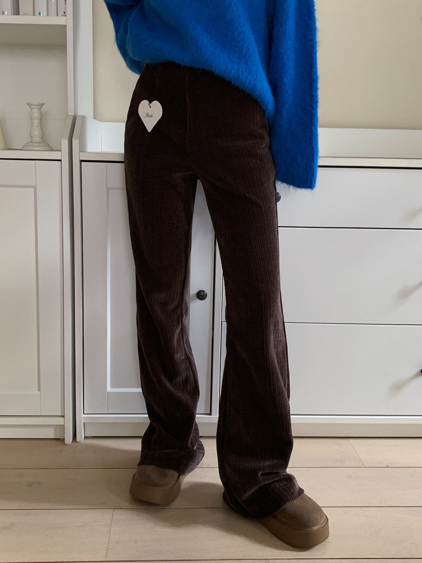 JKICHI韓國直郵㊣女裝新款推薦人氣25秋冬真品時尚休閑褲絲絨JKICHI休閑褲