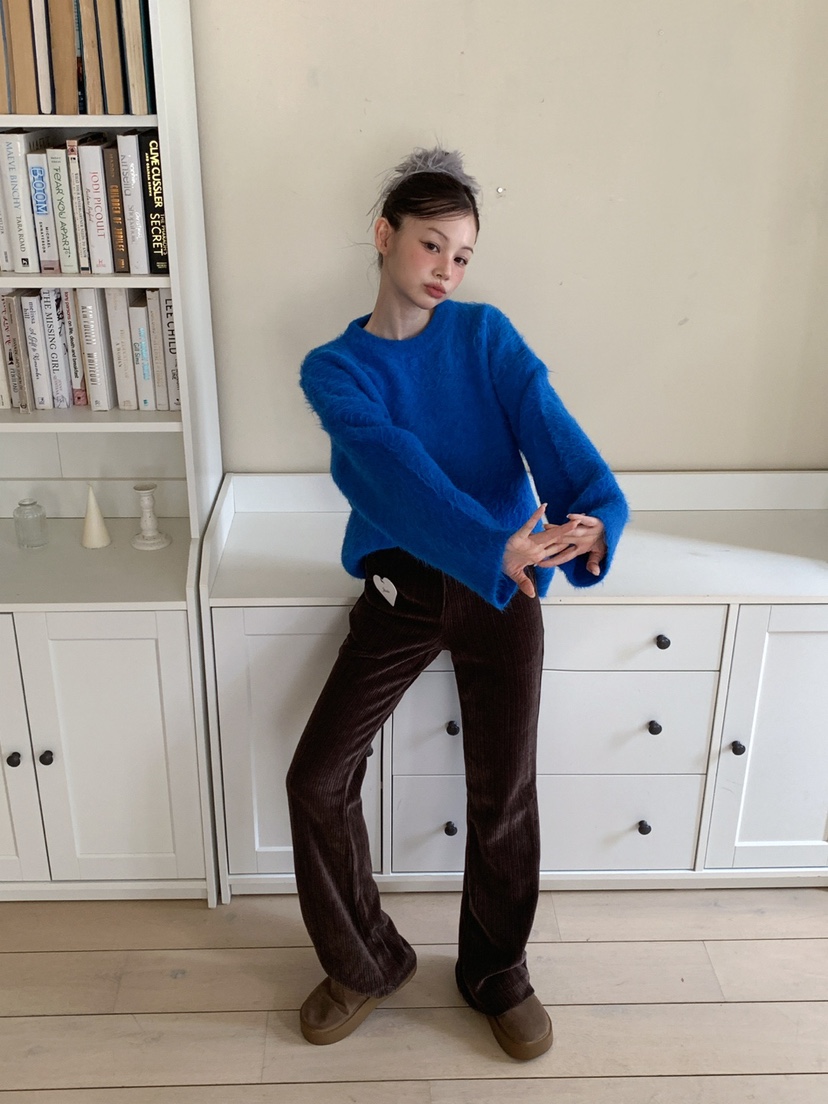 JKICHI韓國直郵㊣女裝新款推薦人氣25秋冬真品時尚休閑褲絲絨JKICHI休閑褲