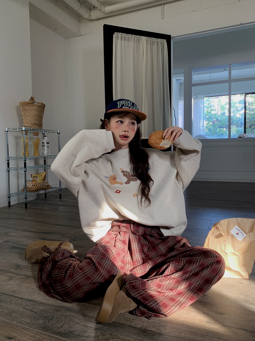 JKICHI東大門㊣直郵女士新品熱賣時尚人氣推薦休閑衛衣加絨JKICHI衛衣