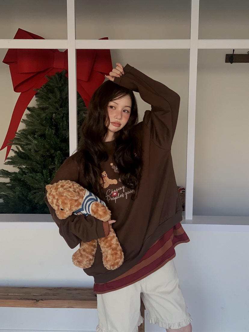 JKICHI東大門㊣直郵女士新品熱賣時尚人氣推薦休閑衛衣加絨JKICHI衛衣