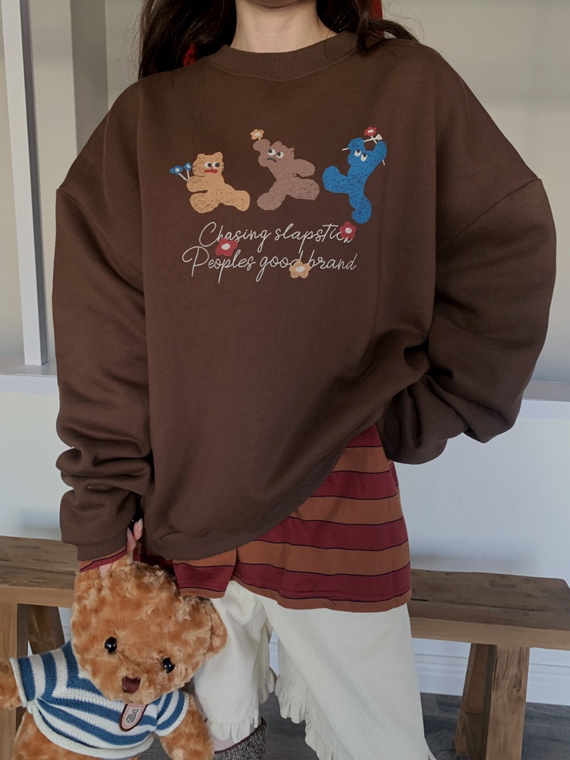 JKICHI東大門㊣直郵女士新品熱賣時尚人氣推薦休閑衛衣加絨JKICHI衛衣圖色2