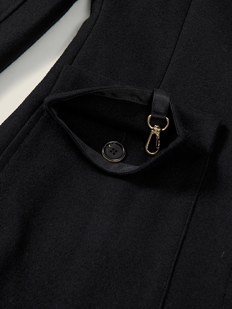 81 MARKET-L韓國代購㊣女裝新款時尚休閑熱賣推薦中長款大衣81 MARKET-L中長款大衣