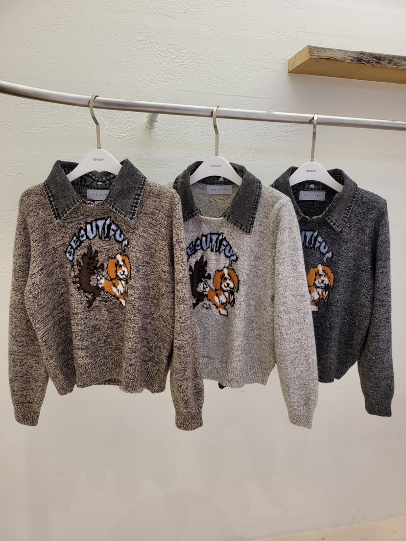 THE OTHER東大門㊣實拍女士新款25秋冬人氣休閑真品針織衫THE OTHER針織衫