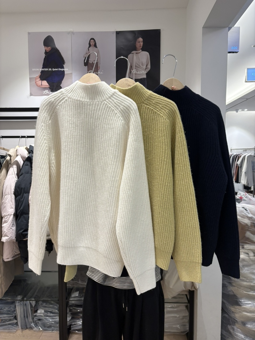 BRUNI/RICOTTA韓國直郵㊣女士新品真品職業休閑推薦時尚毛衣BRUNI/RICOTTA毛衣