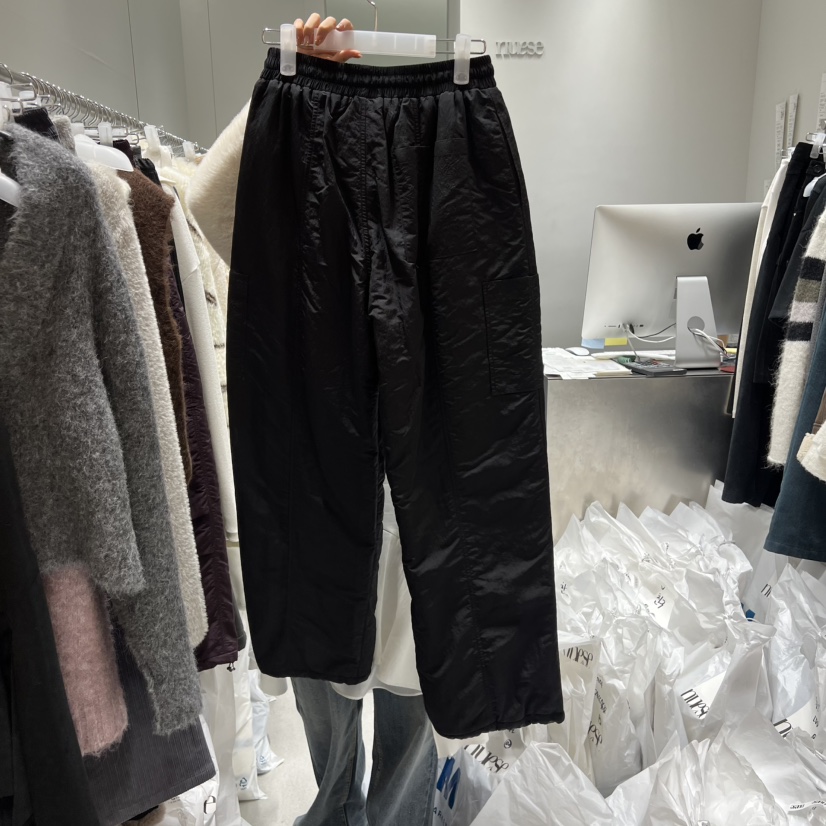 NUESE韓國直郵㊣女士新品真品推薦熱賣25秋冬休閑休閑褲口袋NUESE休閑褲