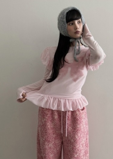 CLODE東大門㊣直郵女士新款推薦休閑25秋冬職業時尚長袖T恤CLODE長袖T恤圖色3