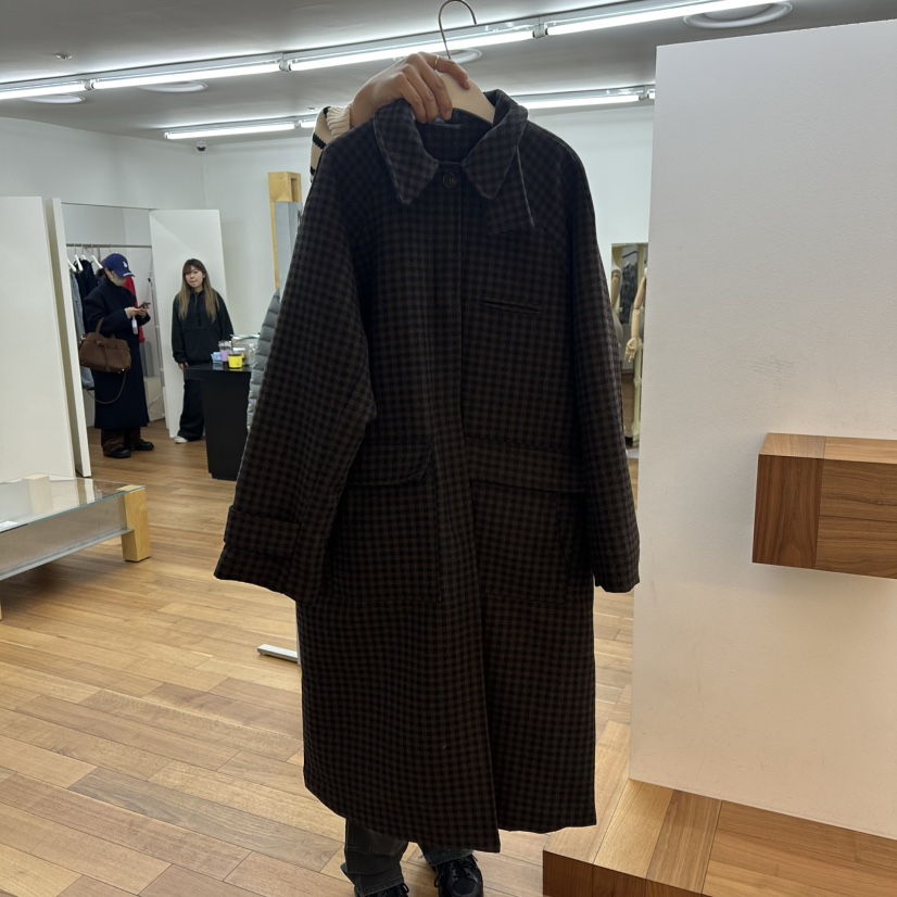 MYNAMEIS東大門㊣代購女裝新款職業熱賣休閑時尚中長款大衣MYNAMEIS中長款大衣圖色2棕色