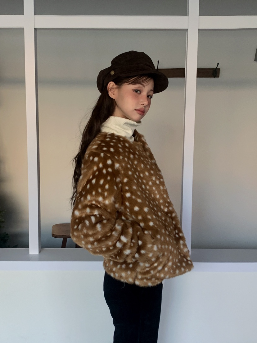 JKICHI東大門㊣實拍女裝新款職業25秋冬人氣推薦熱賣短款大衣JKICHI短款大衣