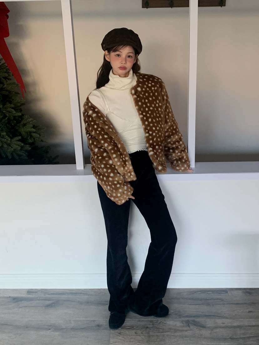 JKICHI東大門㊣實拍女裝新款職業25秋冬人氣推薦熱賣短款大衣JKICHI短款大衣