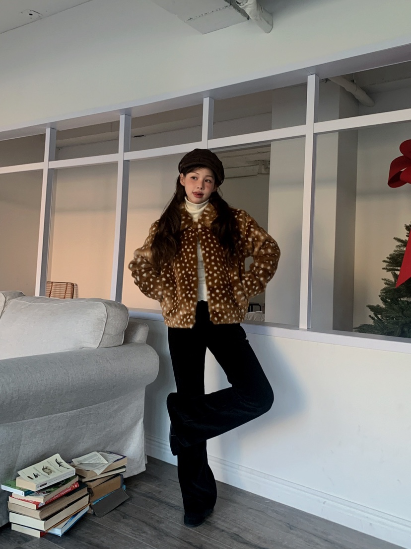 JKICHI東大門㊣實拍女裝新款職業25秋冬人氣推薦熱賣短款大衣JKICHI短款大衣