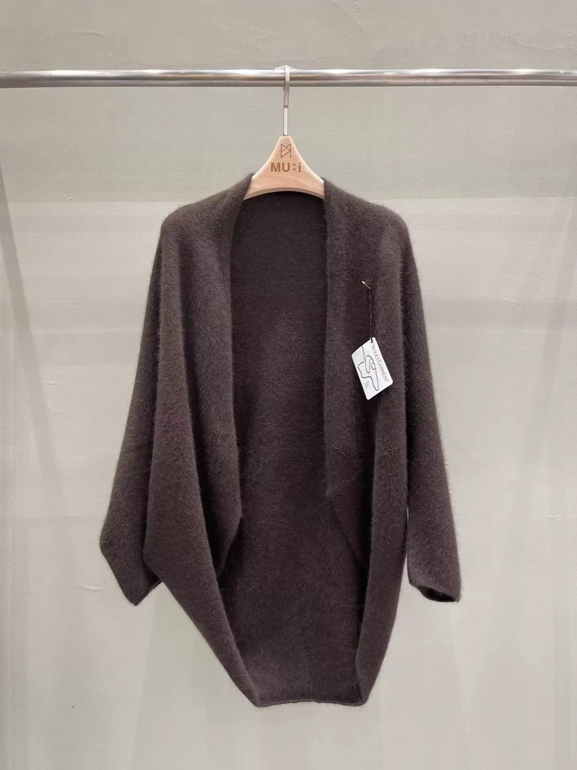 THE MUI韓國直郵㊣女裝新品熱賣人氣25秋冬休閑針織衫長款THE MUI針織衫圖色2