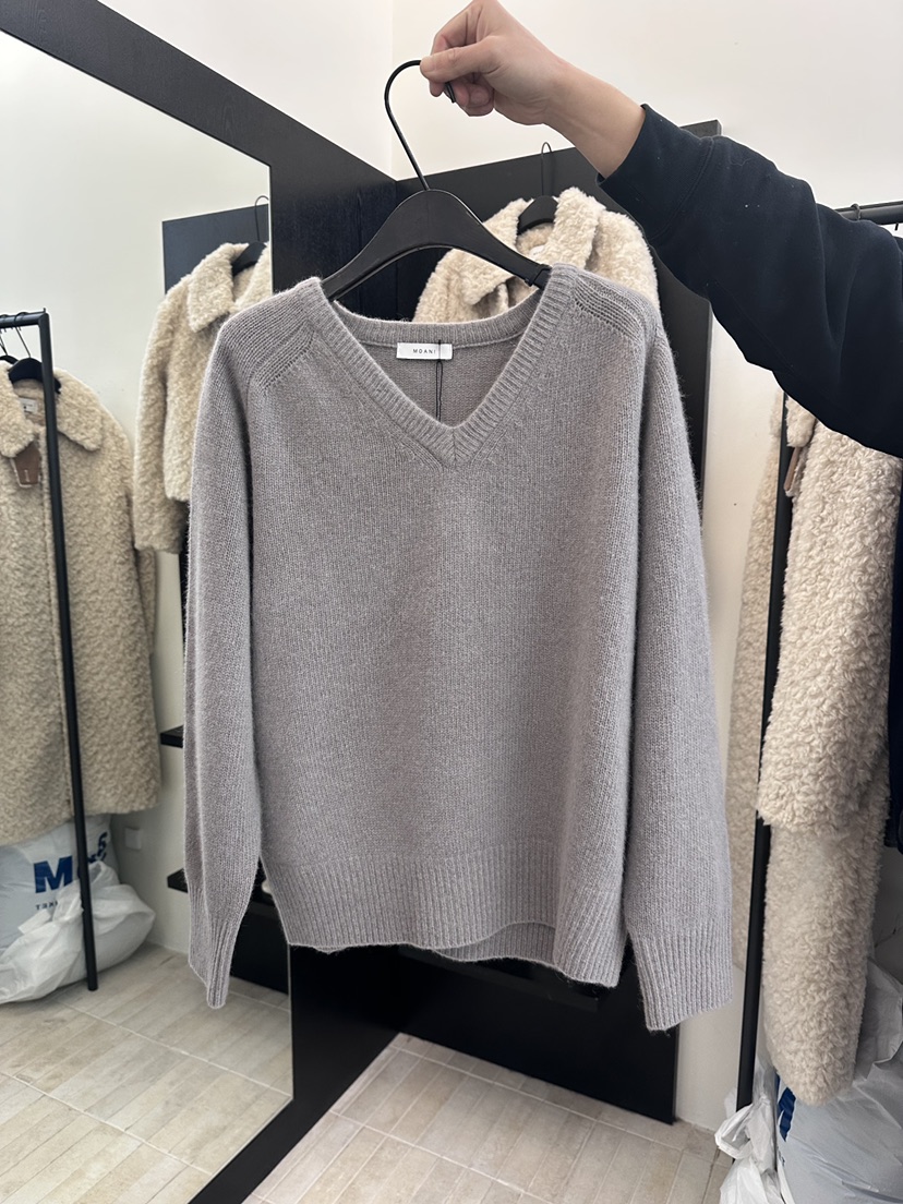 MOANI東大門㊣實拍女士新款休閑真品25秋冬人氣職業毛衣浣熊MOANI毛衣圖色2