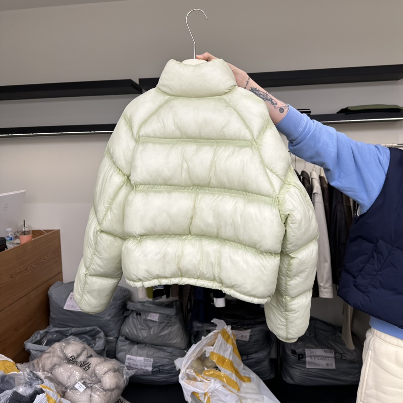 BANUL韓國直郵㊣女士新品推薦25秋冬人氣熱賣時尚短款棉服透明BANUL短款棉服