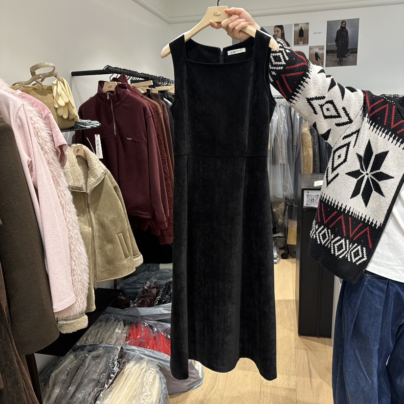 aube nunt東大門㊣直郵女裝新品人氣推薦25秋冬時尚連衣裙aube nunt連衣裙圖色3