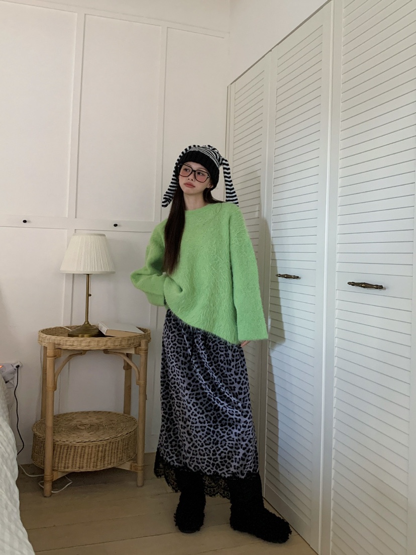 JKICHI東大門㊣直郵女士新款人氣推薦25秋冬休閑長裙天鵝絨JKICHI長裙