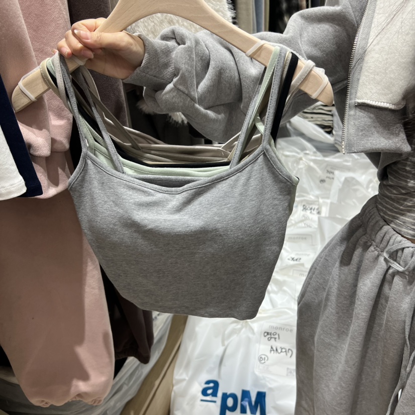 MEMOIRE東大門㊣代購女士新款職業真品25秋冬人氣推薦吊帶背心MEMOIRE吊帶/背心圖色2