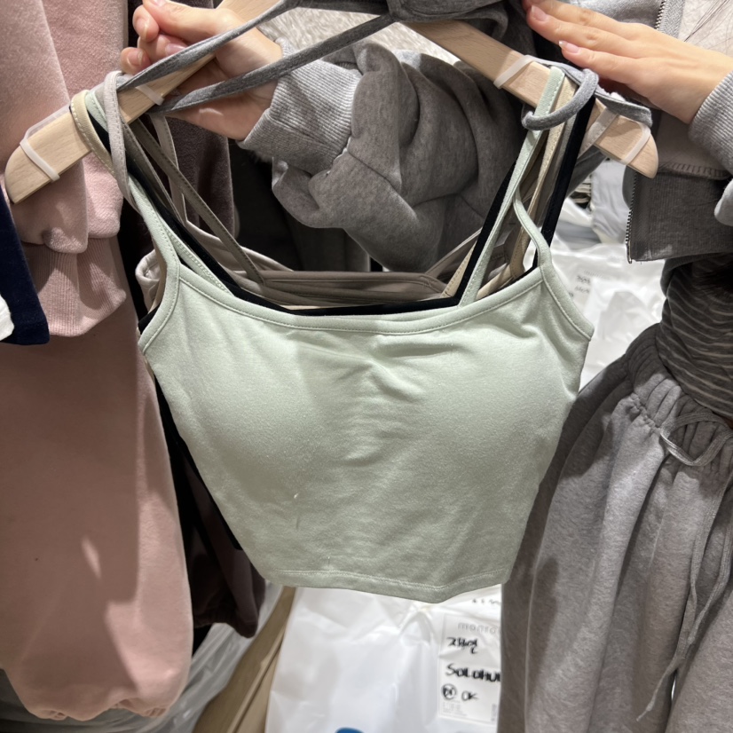 MEMOIRE東大門㊣代購女士新款職業真品25秋冬人氣推薦吊帶背心MEMOIRE吊帶/背心圖色3