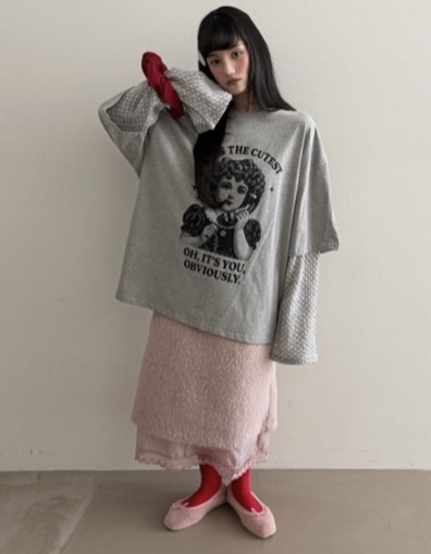 CLODE韓國直郵㊣女裝新款職業熱賣25秋冬人氣推薦真品長袖T恤CLODE長袖T恤圖色2