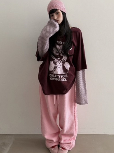 CLODE韓國直郵㊣女裝新款職業熱賣25秋冬人氣推薦真品長袖T恤CLODE長袖T恤圖色3