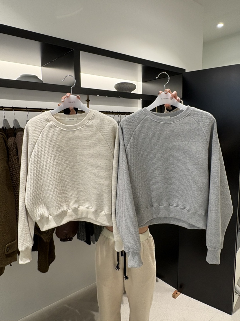 CREAM-P東大門㊣實拍女士新款職業時尚推薦25秋冬真品衛衣CREAM-P衛衣