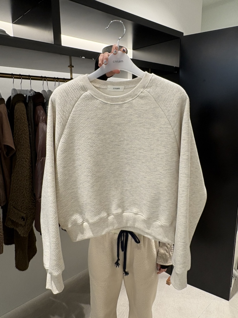 CREAM-P東大門㊣實拍女士新款職業時尚推薦25秋冬真品衛衣CREAM-P衛衣圖色1