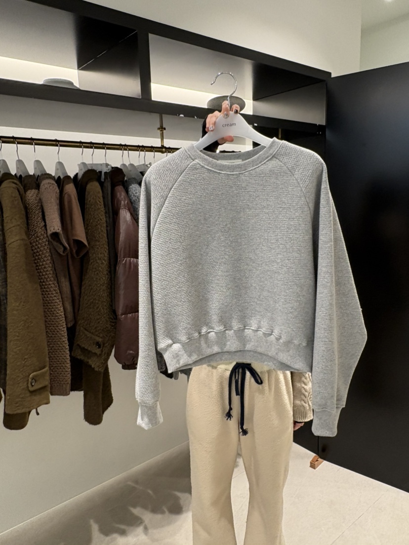 CREAM-P東大門㊣實拍女士新款職業時尚推薦25秋冬真品衛衣CREAM-P衛衣圖色2