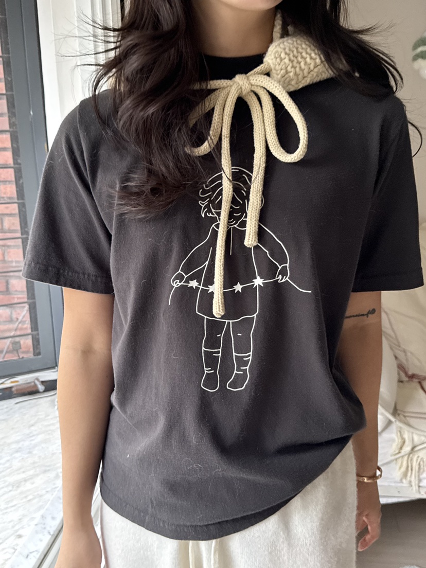 AT NOTE韓國直郵㊣女士新品25秋冬休閑職業推薦熱賣時尚T恤AT NOTET恤