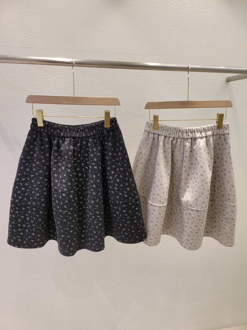 THE OTHER東大門㊣直郵女士新款25秋冬真品半身裙中短裙羊毛THE OTHER半身裙/中短裙