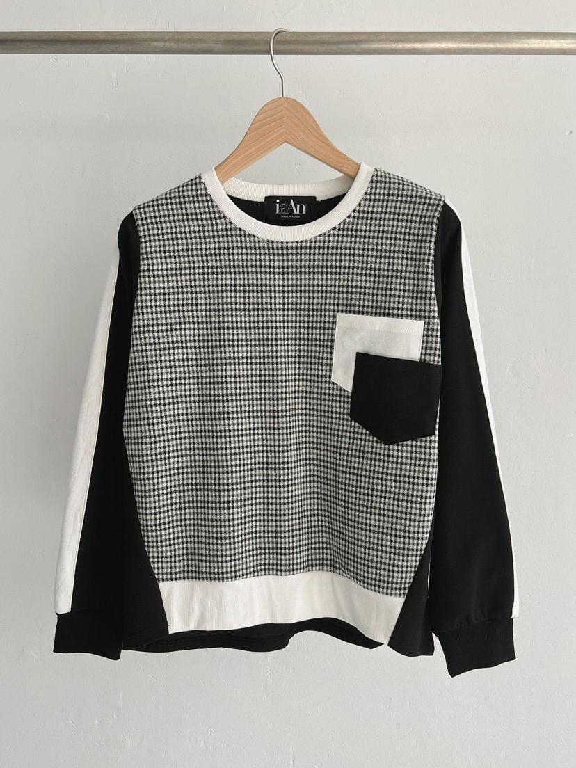 IAAN韓國直郵㊣女士新品職業真品時尚熱賣休閑推薦衛衣雙口袋iaAn衛衣圖色2