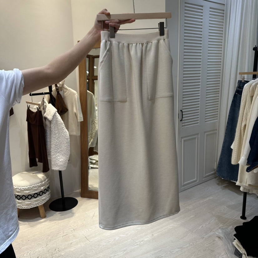 COPINER韓國直郵㊣女士新款休閑職業25秋冬人氣真品時尚長裙COPINER長裙圖色1