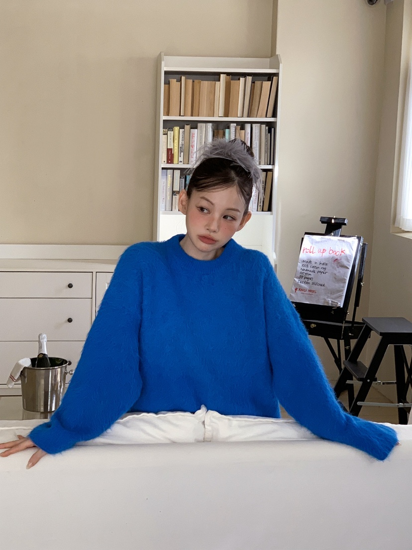 JKICHI韓國代購㊣女裝新款休閑25秋冬人氣熱賣真品毛衣安哥拉JKICHI毛衣