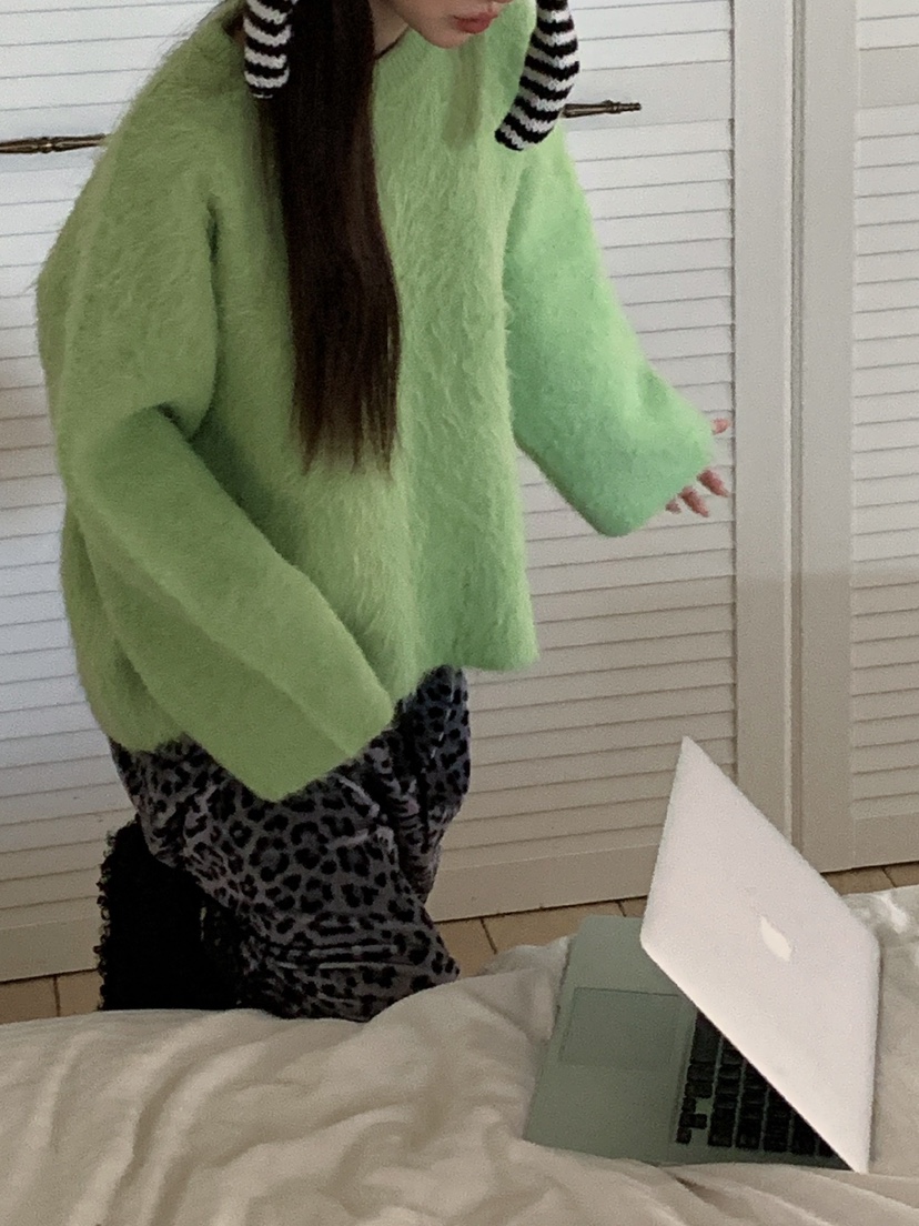 JKICHI韓國代購㊣女裝新款休閑25秋冬人氣熱賣真品毛衣安哥拉JKICHI毛衣