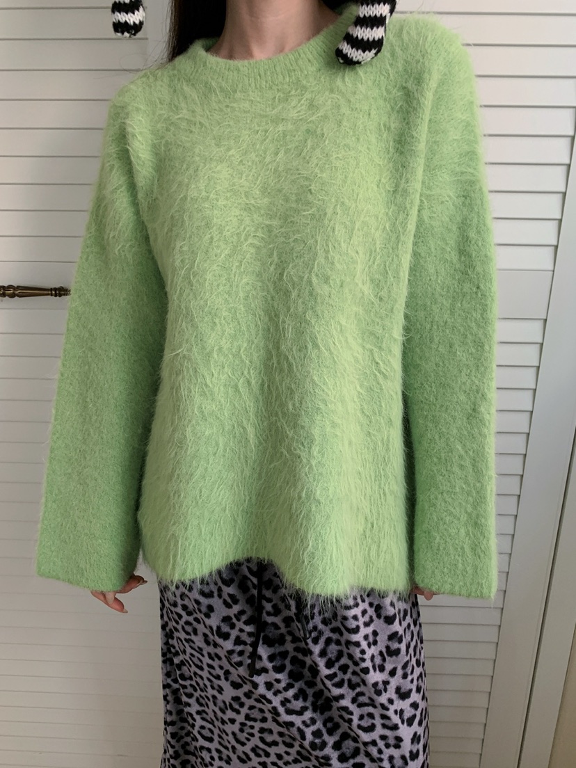 JKICHI韓國代購㊣女裝新款休閑25秋冬人氣熱賣真品毛衣安哥拉JKICHI毛衣圖色3