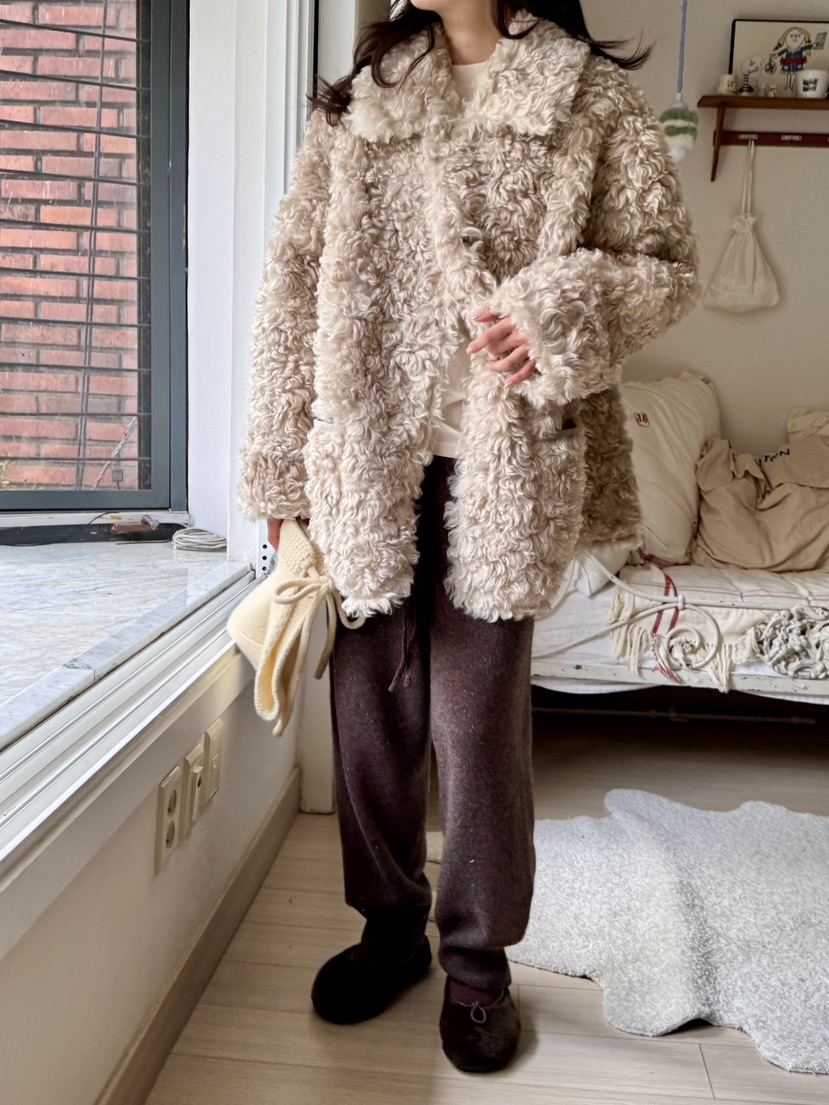 AT NOTE東大門㊣代購女士新品推薦人氣短款大衣兩面穿雙面AT NOTE短款大衣