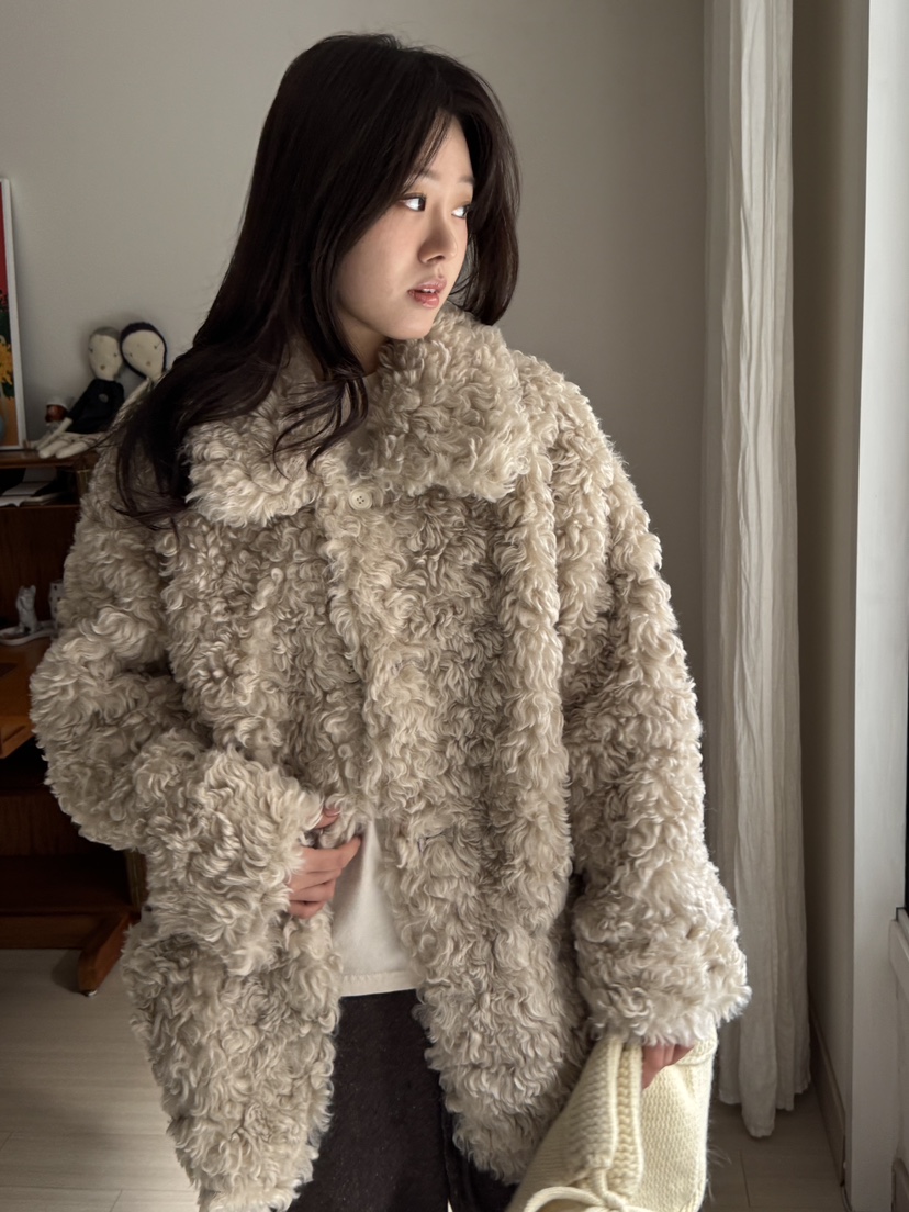 AT NOTE東大門㊣代購女士新品推薦人氣短款大衣兩面穿雙面AT NOTE短款大衣