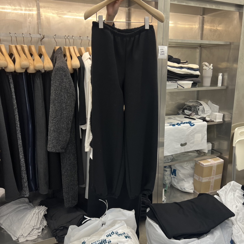 ESSENCE東大門㊣直郵女裝新款人氣熱賣推薦25秋冬休閑褲條紋ESSENCE休閑褲圖色1