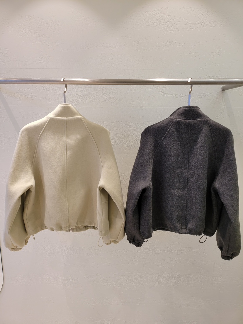 THE OTHER東大門㊣代購女士新品25秋冬真品職業夾克羊毛褶皺THE OTHER夾克