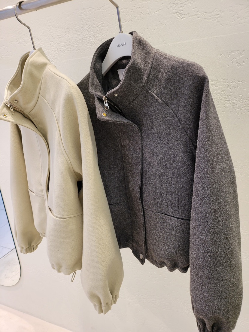 THE OTHER東大門㊣代購女士新品25秋冬真品職業夾克羊毛褶皺THE OTHER夾克