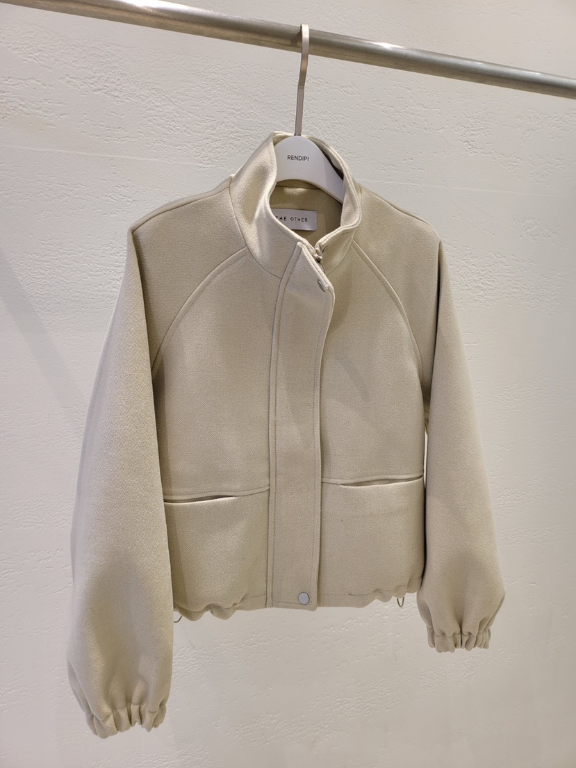 THE OTHER東大門㊣代購女士新品25秋冬真品職業夾克羊毛褶皺THE OTHER夾克圖色1