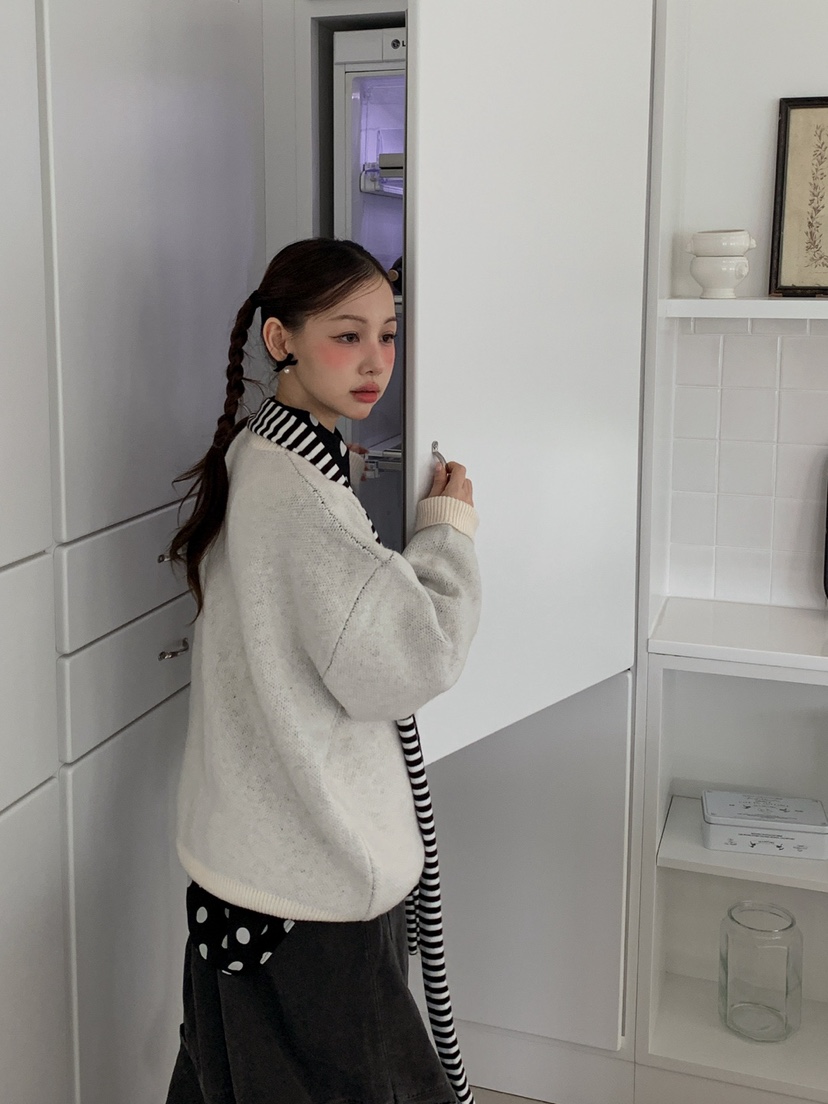 JKICHI韓國代購㊣女士新品熱賣25秋冬人氣時尚推薦真品毛衣JKICHI毛衣